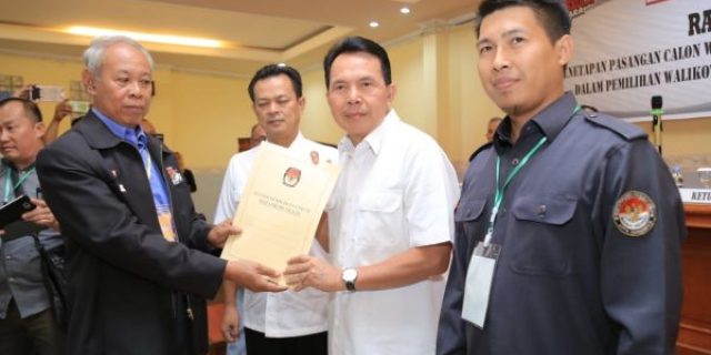 KPU Prabumulih Tetapkan Wako dan Wawako Terpilih